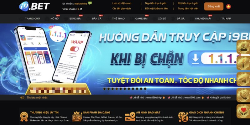 Lý do không thể truy cập vào trang web I9BET