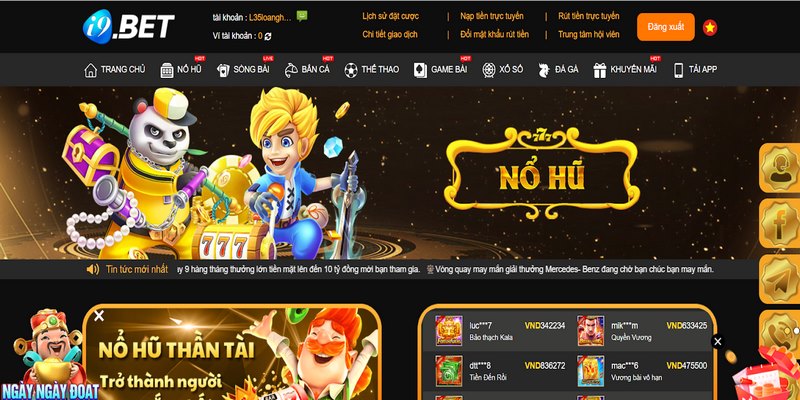 Nổ hũ I9BET nổi bật trong thế giới game giải trí hiện đại