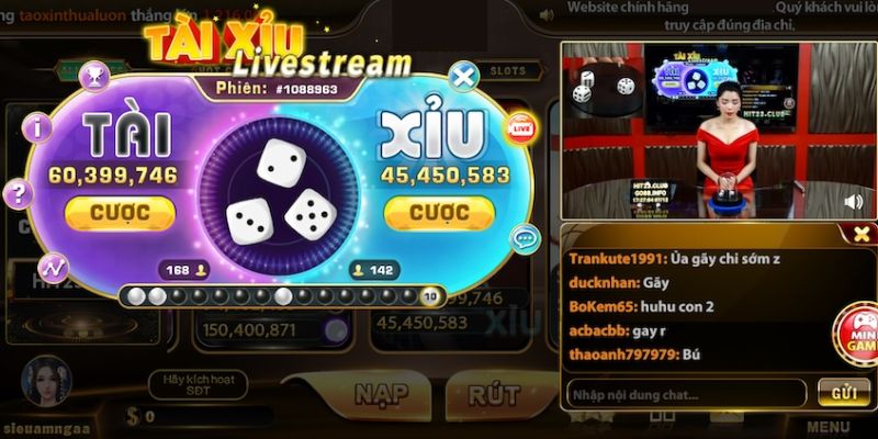 Luật chơi và các bước tham gia tài xỉu livestream