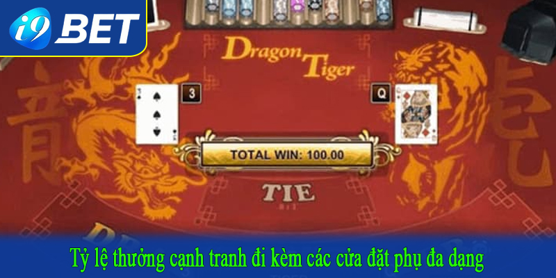 Tỷ lệ thưởng cạnh tranh đi kèm các cửa đặt phụ đa dạng